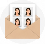 Modtag billeder med posten